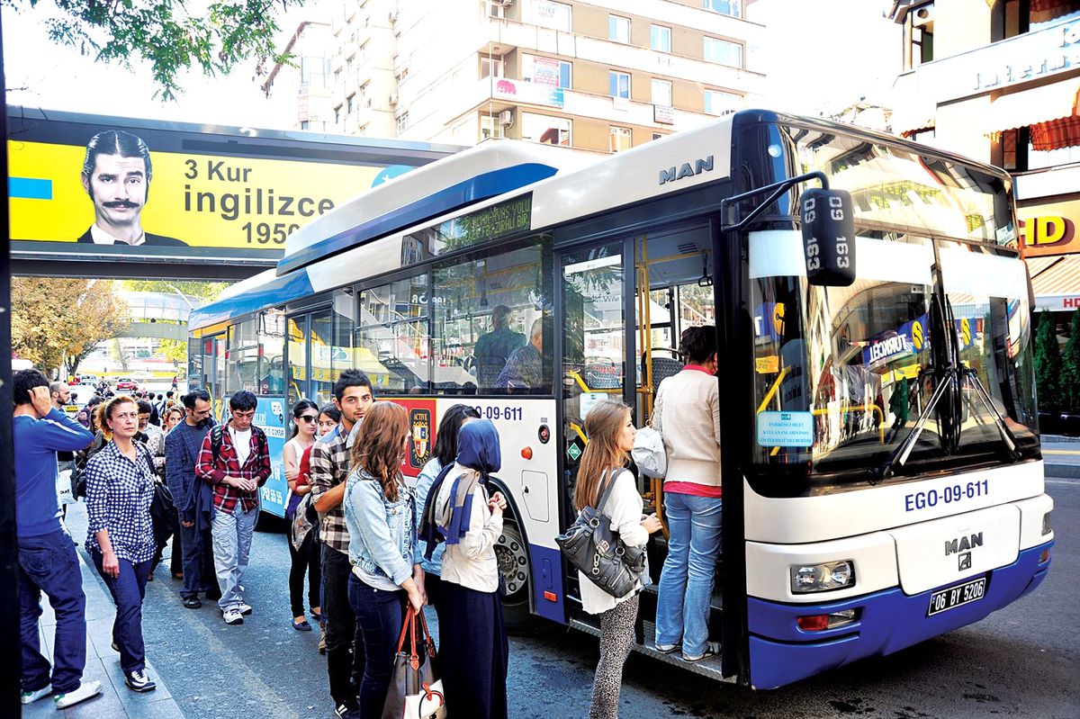 Kurban Bayramı\'nda Ankara\'da Otobüsler Yine Ücretsiz