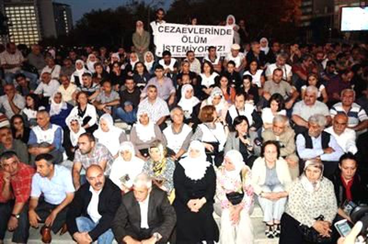 Açlık Grevinin 36\'ncı Gününde Taksim Gezi Parkı\'nda Oturma Eylemi