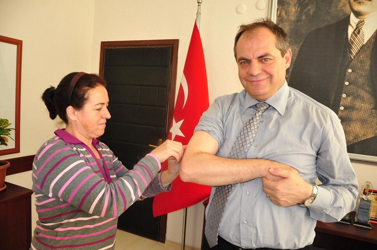 Belediye Personeline Grip Aşısı