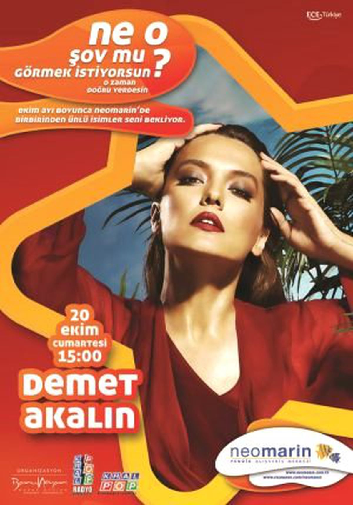 Demet Akalın İmza Günü 20 Ekim\'de Neomarin AVM\'de