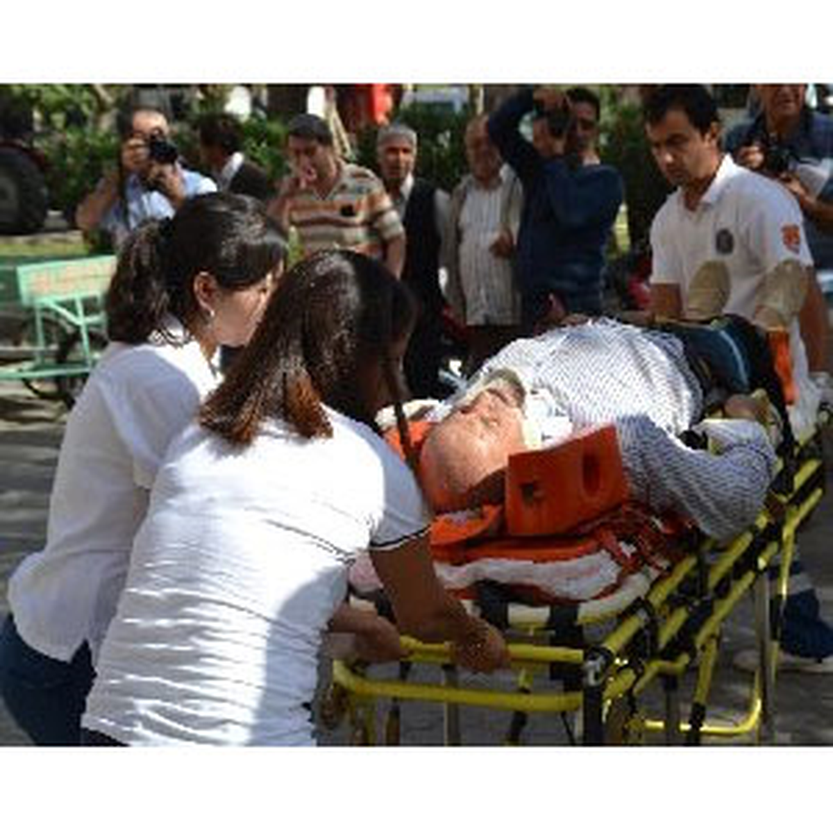 Hastane İnşaatından Düşen Üç İşçi Yaralandı