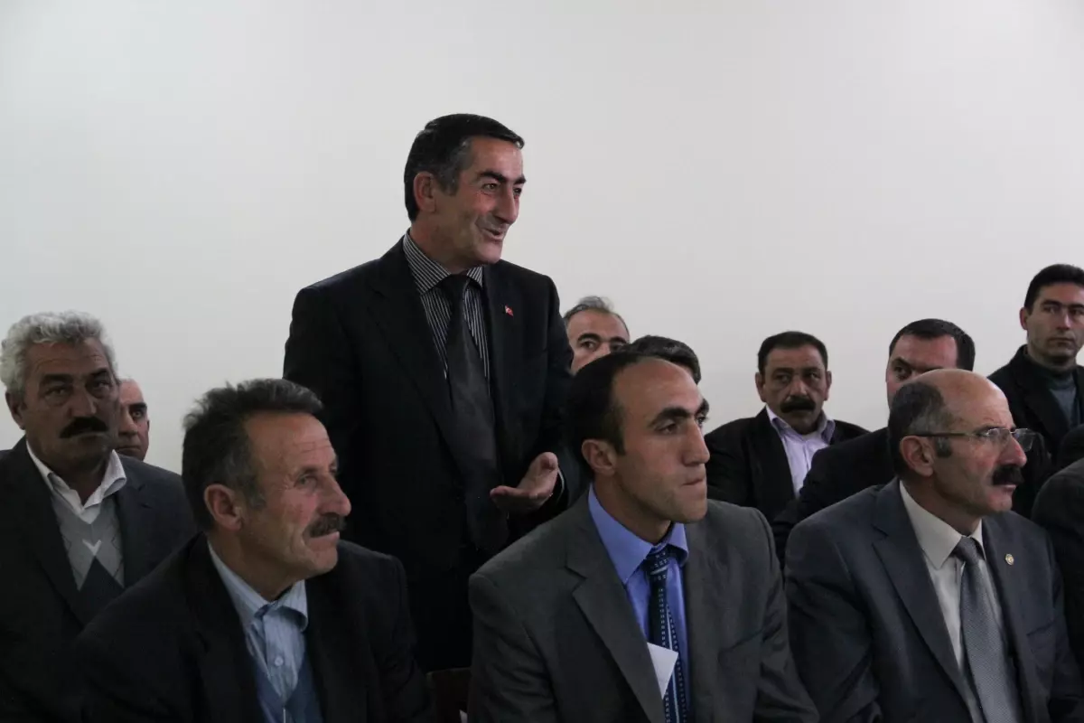 İlçe Kaymakamı Çelik Muhtarlarla Biraraya Geldi