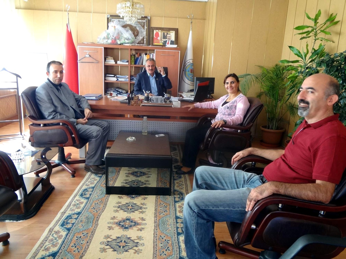 Kangal Myo\'dan Belediyeye Teşekkür Ziyareti