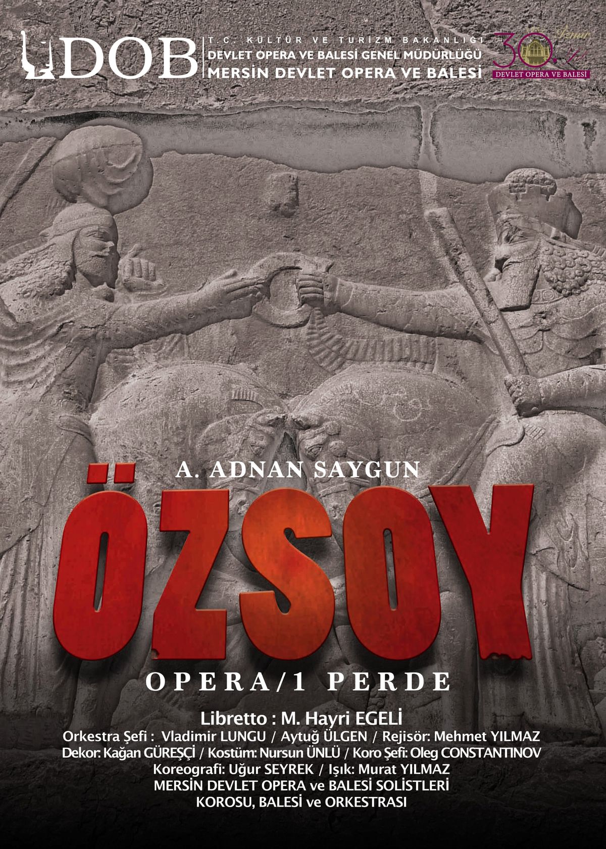 Mdob \'Özsoy\' Operasını Sahneleyecek