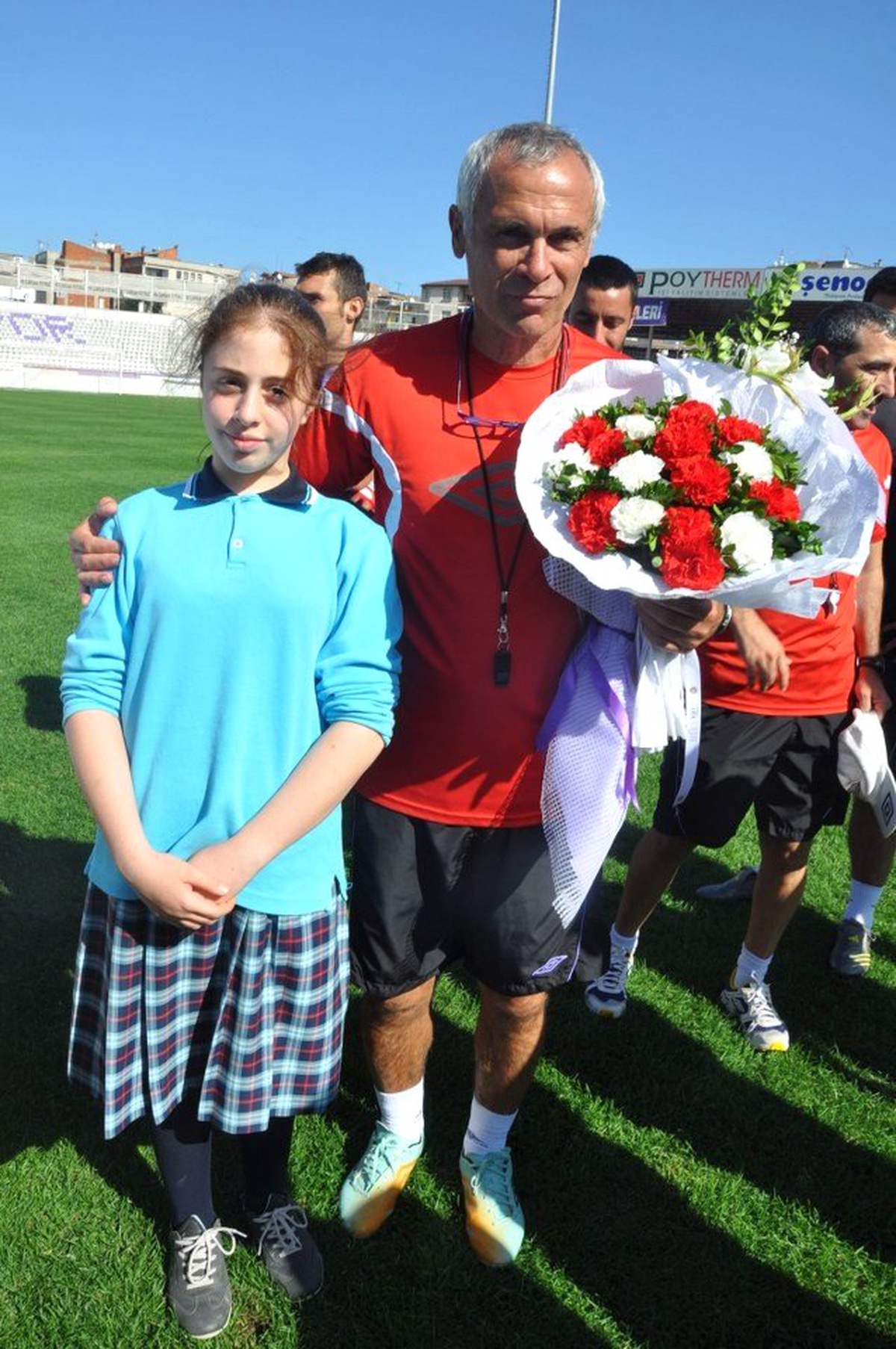 Öğrenciler Orduspor Antrenmanında
