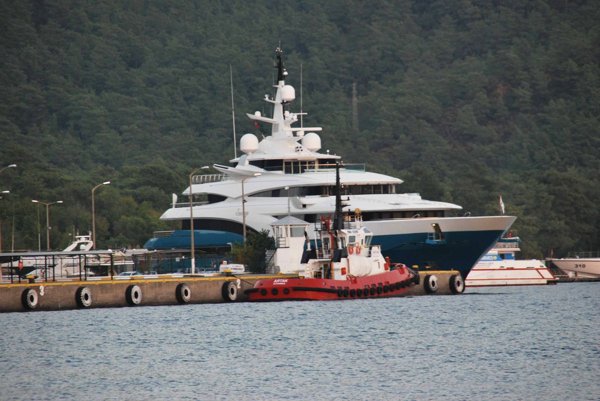 Dünyanın En Lüks Yatlarından \'Sunrays\' Marmaris\'te