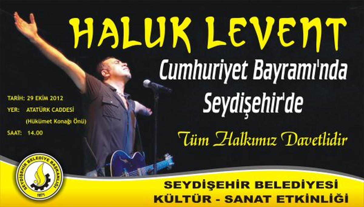Haluk Levent Bayramda Sedişehir\'de