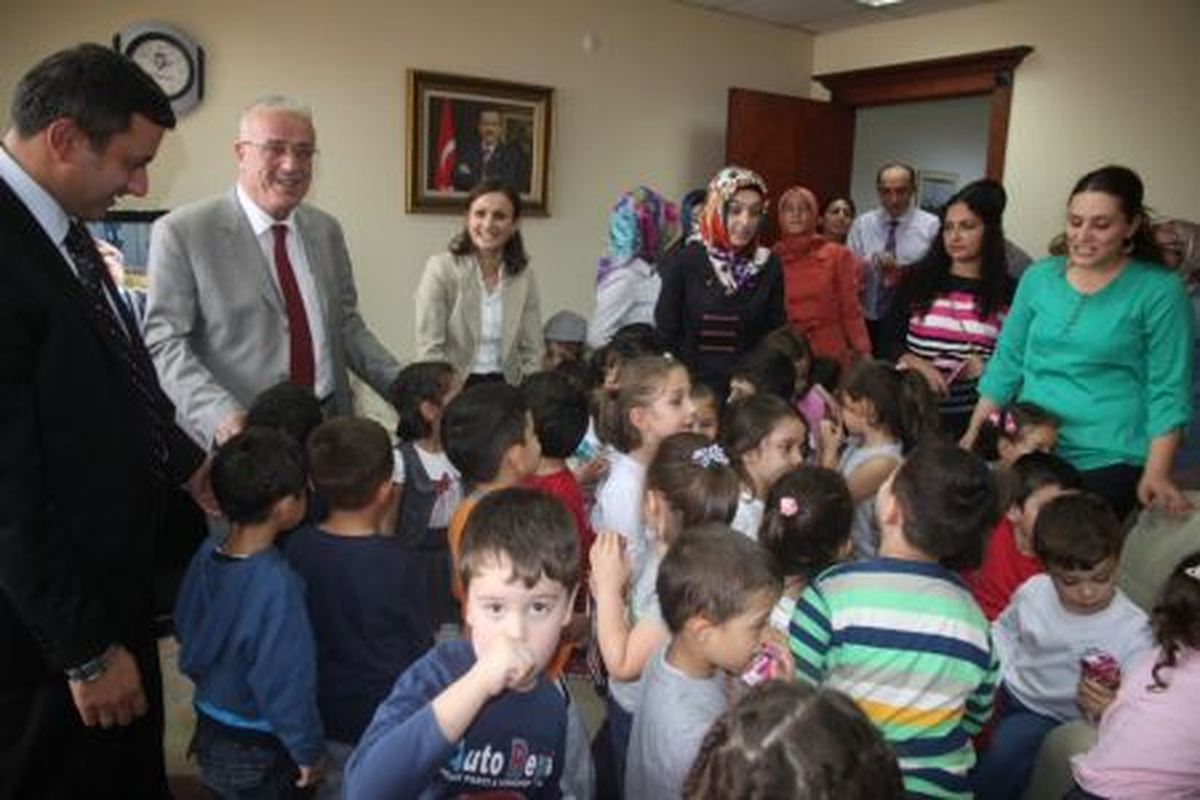 Miniklerden Belediye Ziyareti
