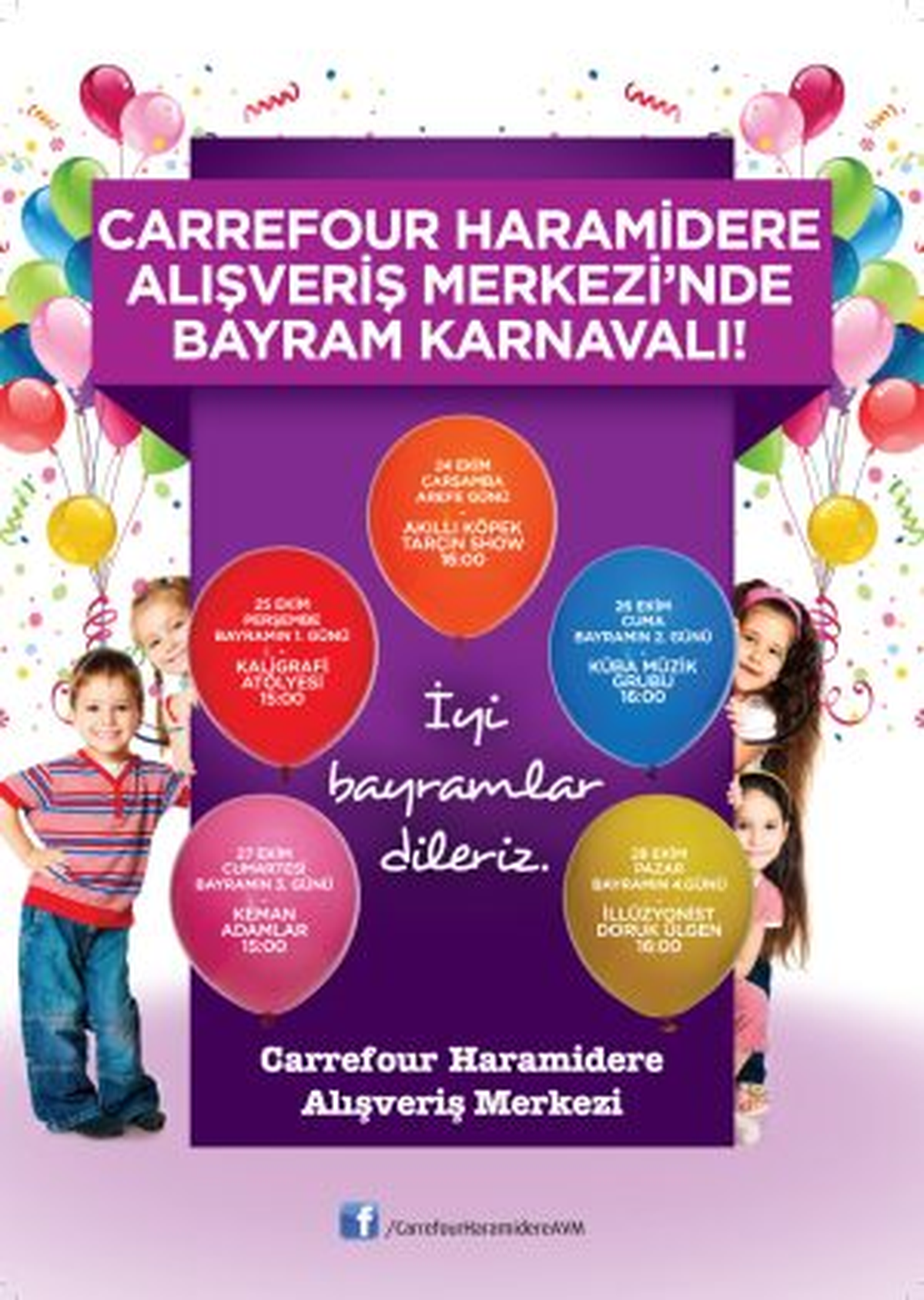 Carrefour Haramidere AVM\'de Bayram Coşkusu