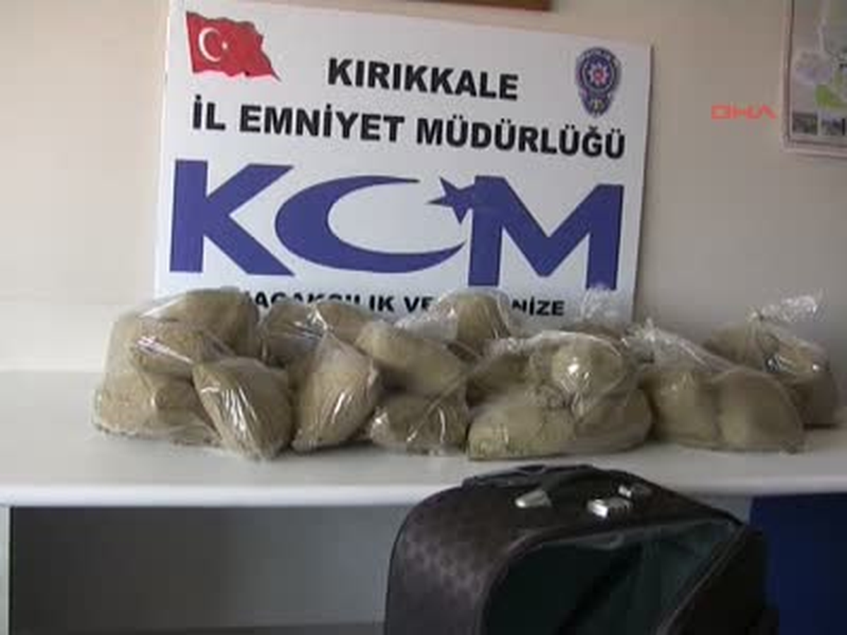 Kırıkkale\'de 36 Kilo Esrar Yakalandı