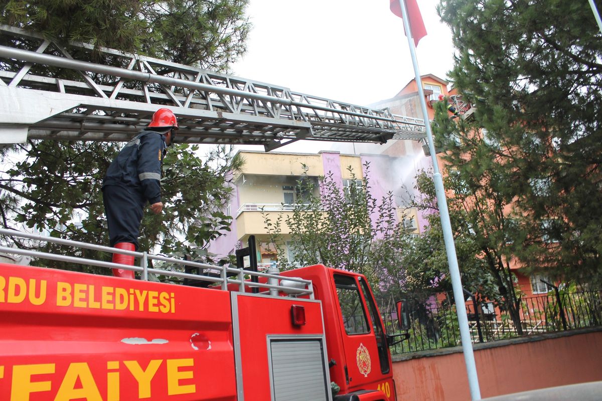 Ordu\'da Ev Yangını