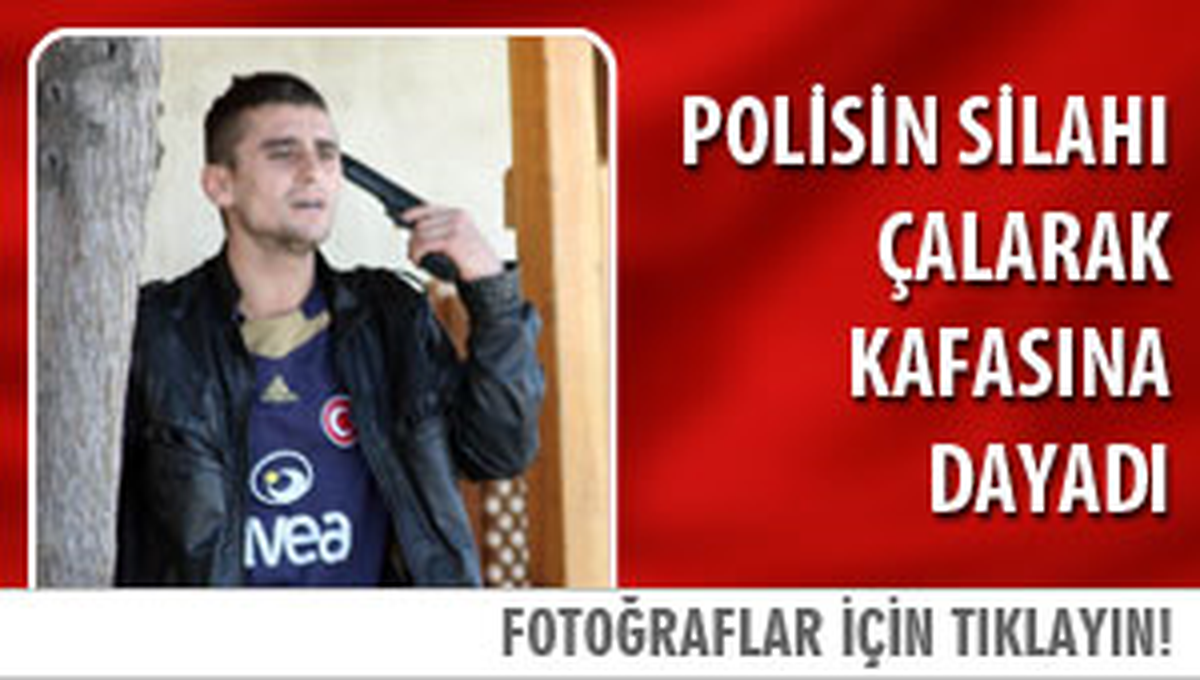 Polisin Silahını Çalarak Kafasına Dayadı