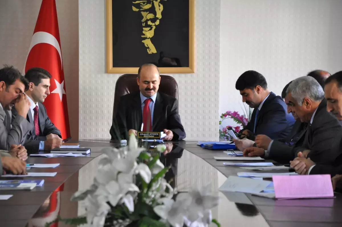 Siirt\'e İstihdam ve Mesleki Eğitim Toplantısı Yapıldı