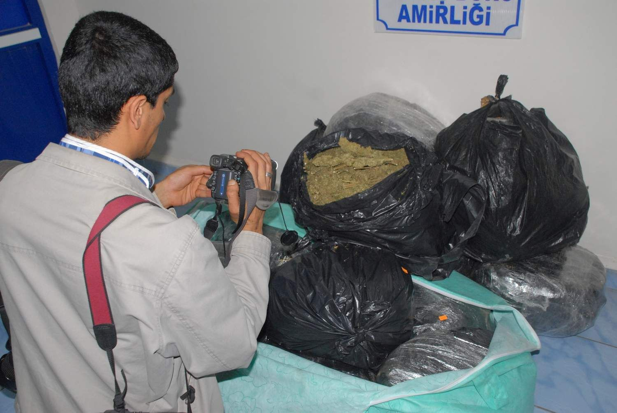 Siverek\'te 55 Kilo Esrar Ele Geçirildi