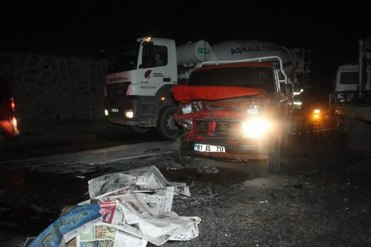 Trabzon\'da Trafik Kazası