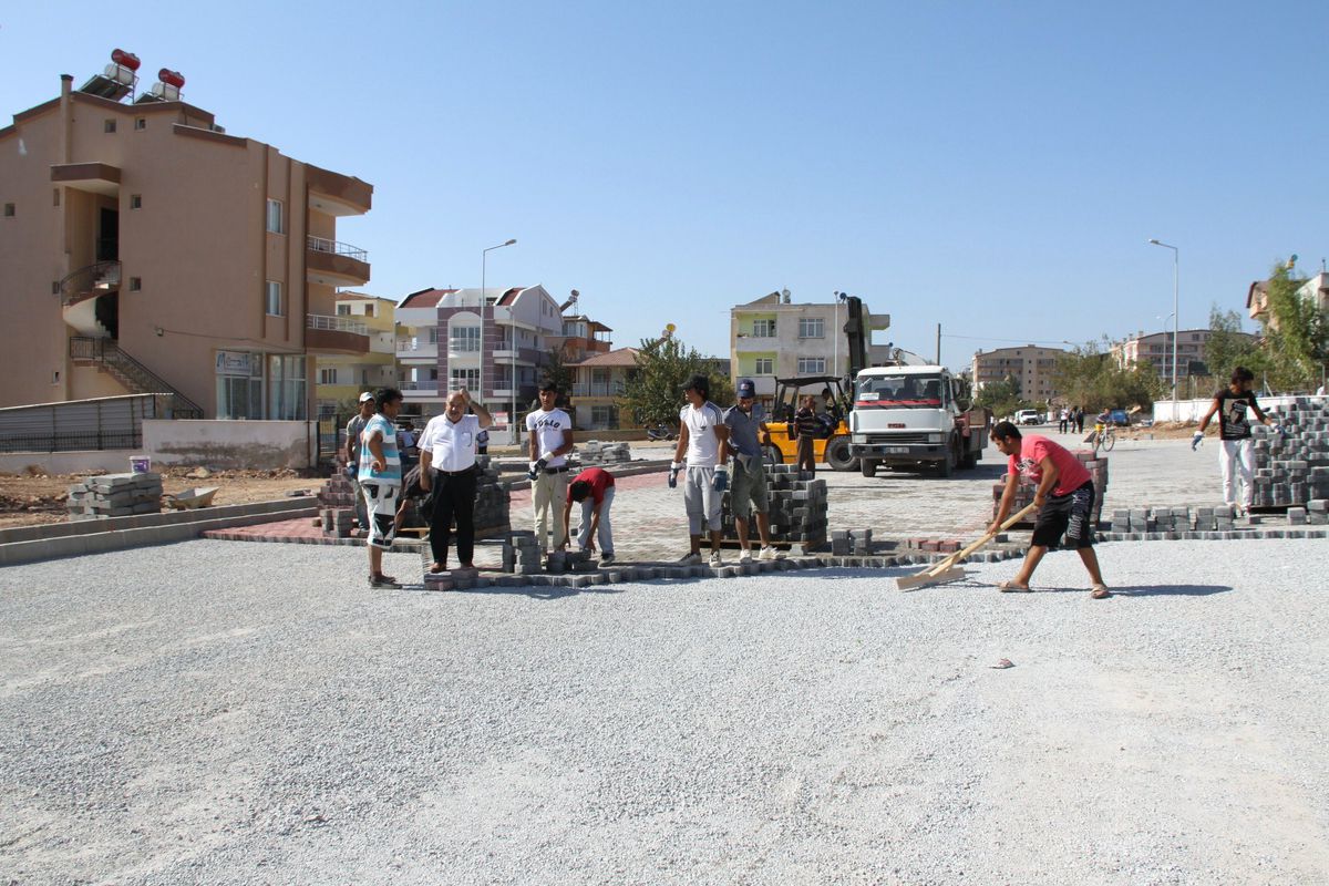 Didim Belediye Başkanı Kamacı Üst Yapı Çalışmalarını Yerinde İnceledi
