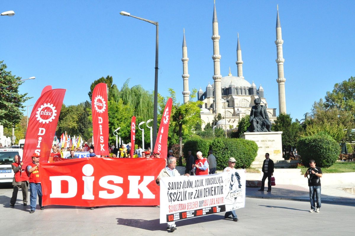 Edirne\'de Savaşa ve Zamlara Karşı Eylem