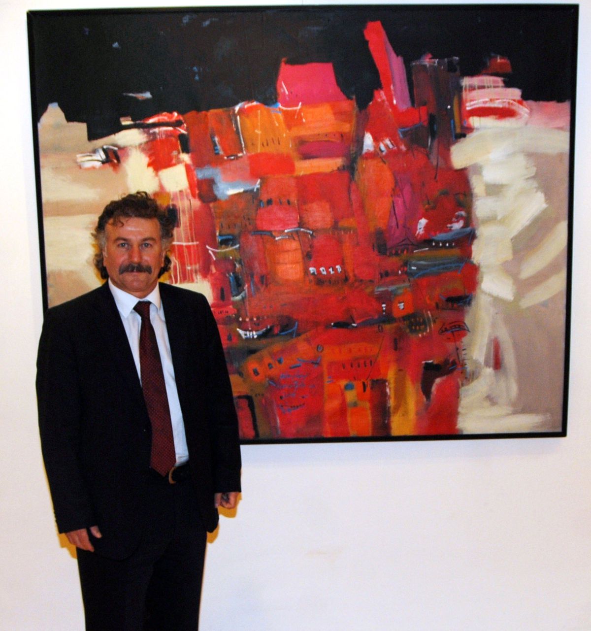 Ressam Karoğlu, Sanko Sanat Galerisi\'nde Sergi Açtı
