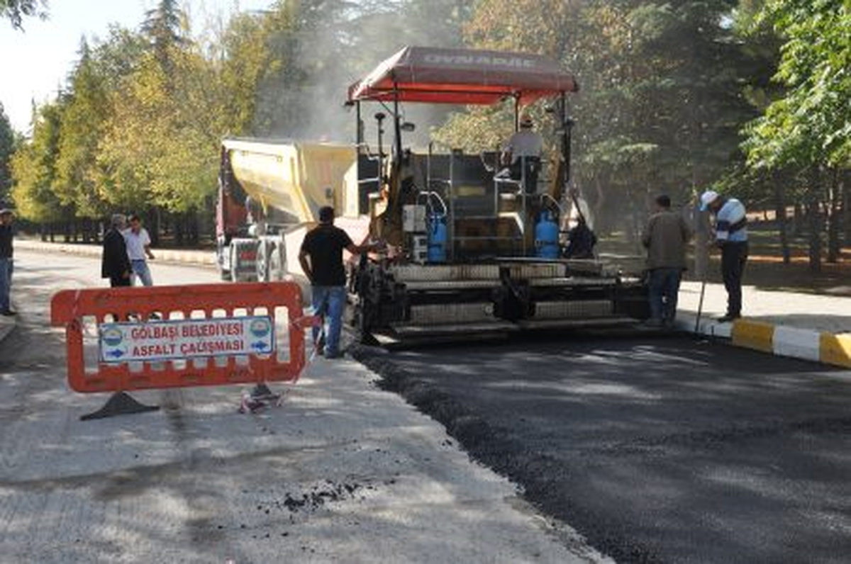 TEK Lojmanlarına Asfalt