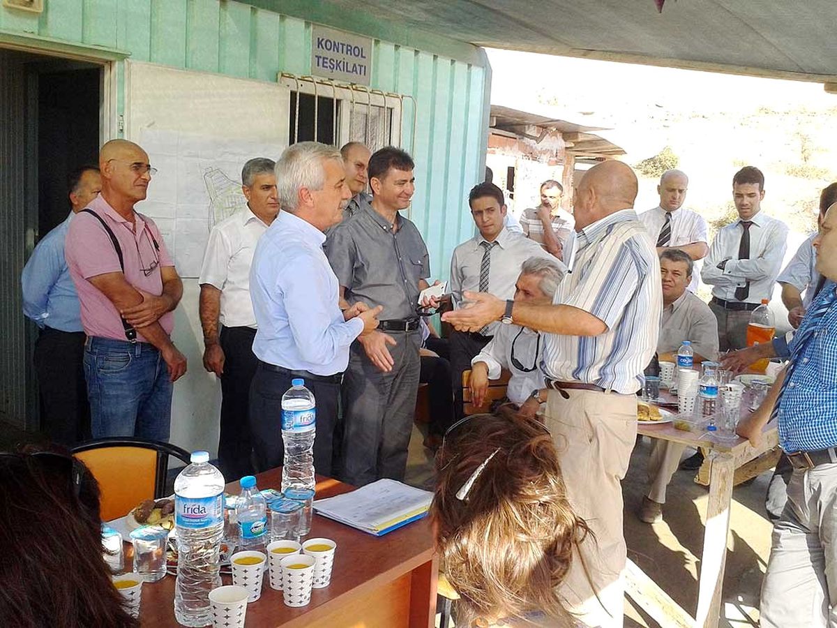 Ödemiş Belediye Başkanı Bekir Keskin Yerinde Tespitte