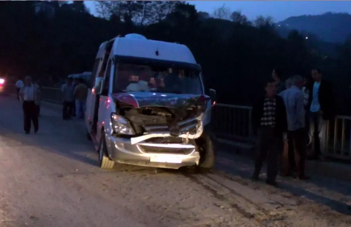 Ordu\'da Trafik Kazası: 17 Yaralı