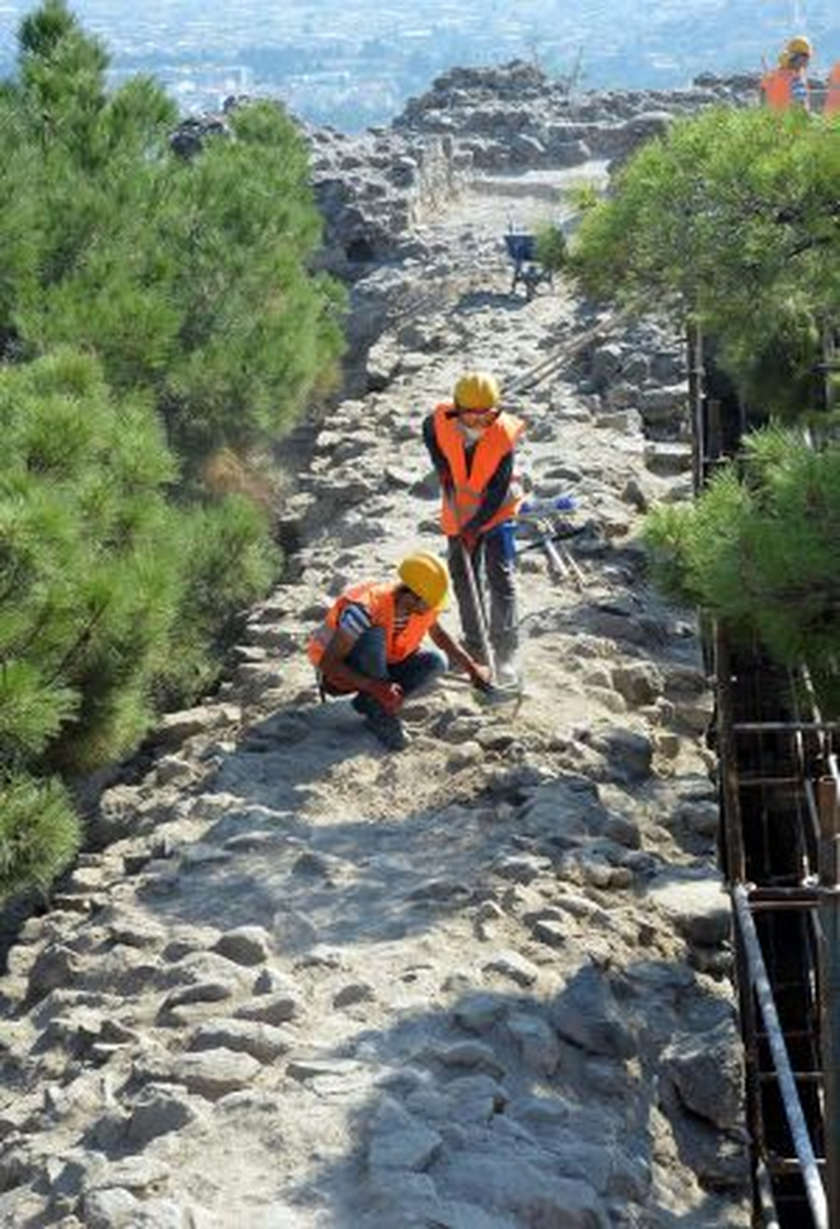 "186 Rakımlı Tepe"de İşlem Başladı