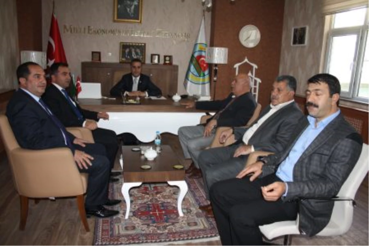 Ak Parti İl teşkilatından AZO Başkanı Aydemir\'e Ziyaret
