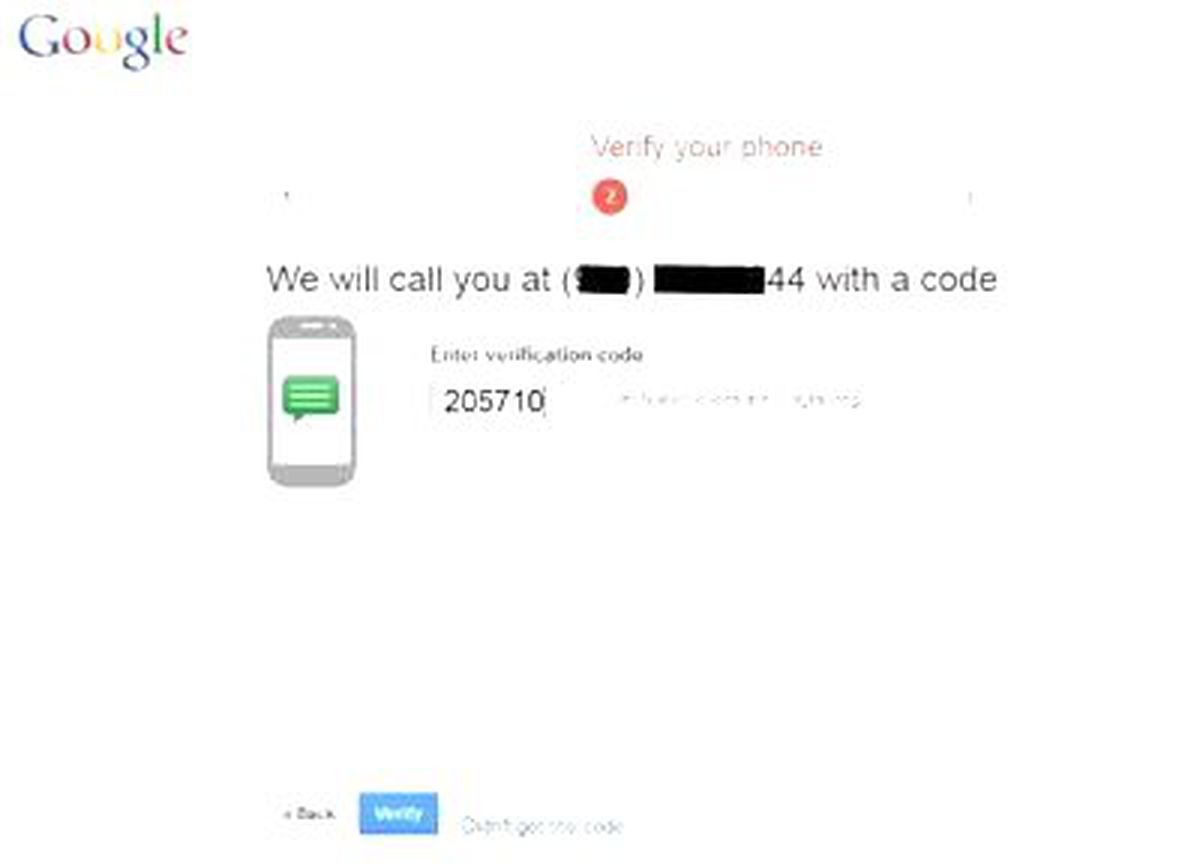 Google\'a SMS\'le Girin!