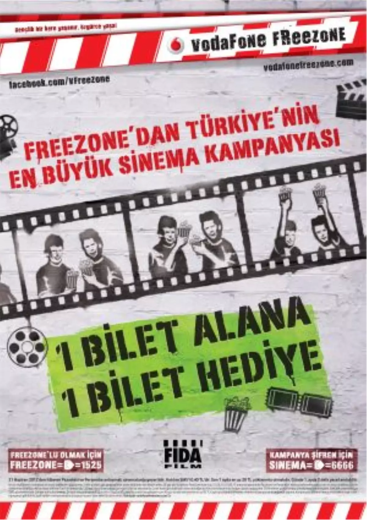 Haydi Vodafone Freezone\'lular Profilo Sinemalarına!