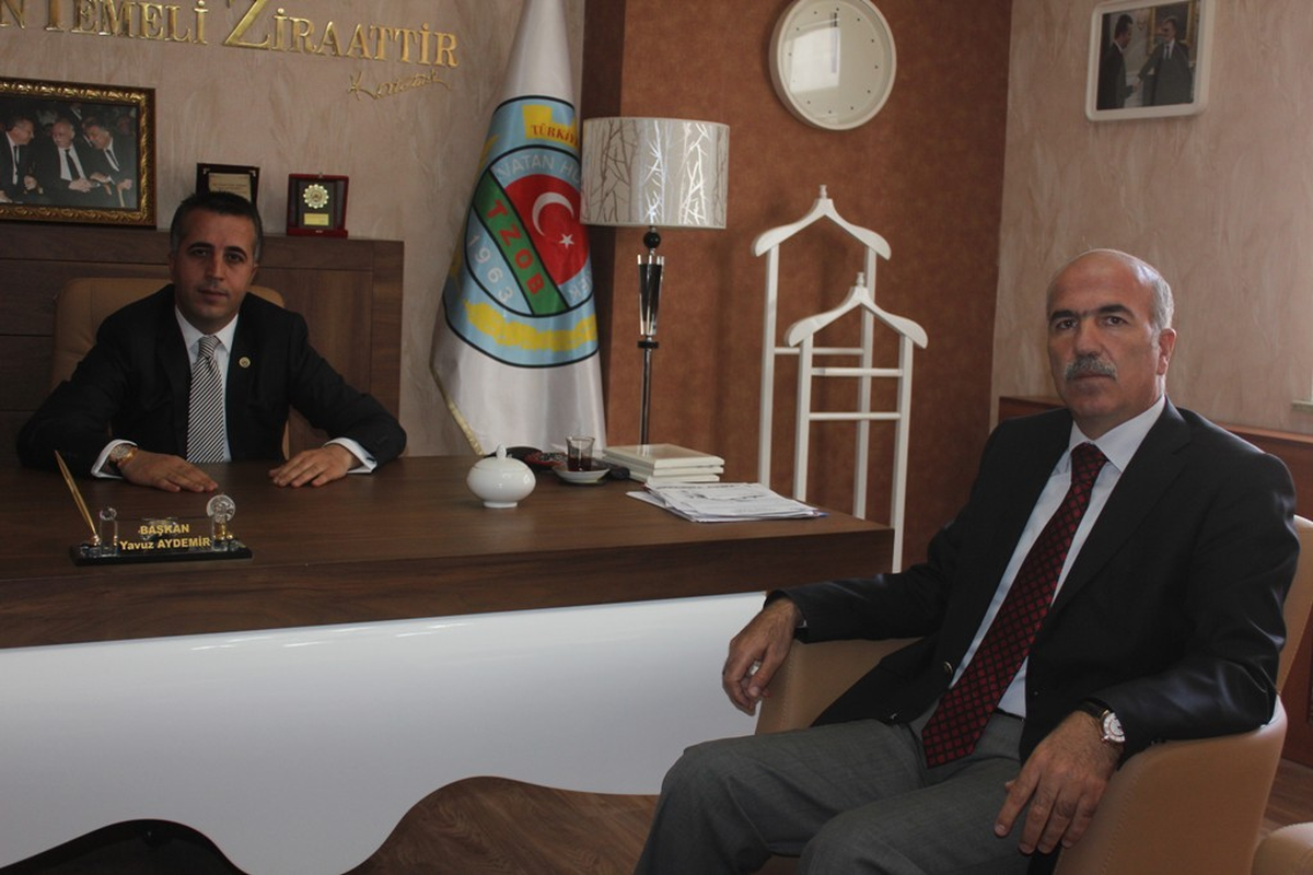 İl Özel İdaresi Genel Sekreteri Cesim Gökçe\'den Başkan Aydemir\'e Ziyaret