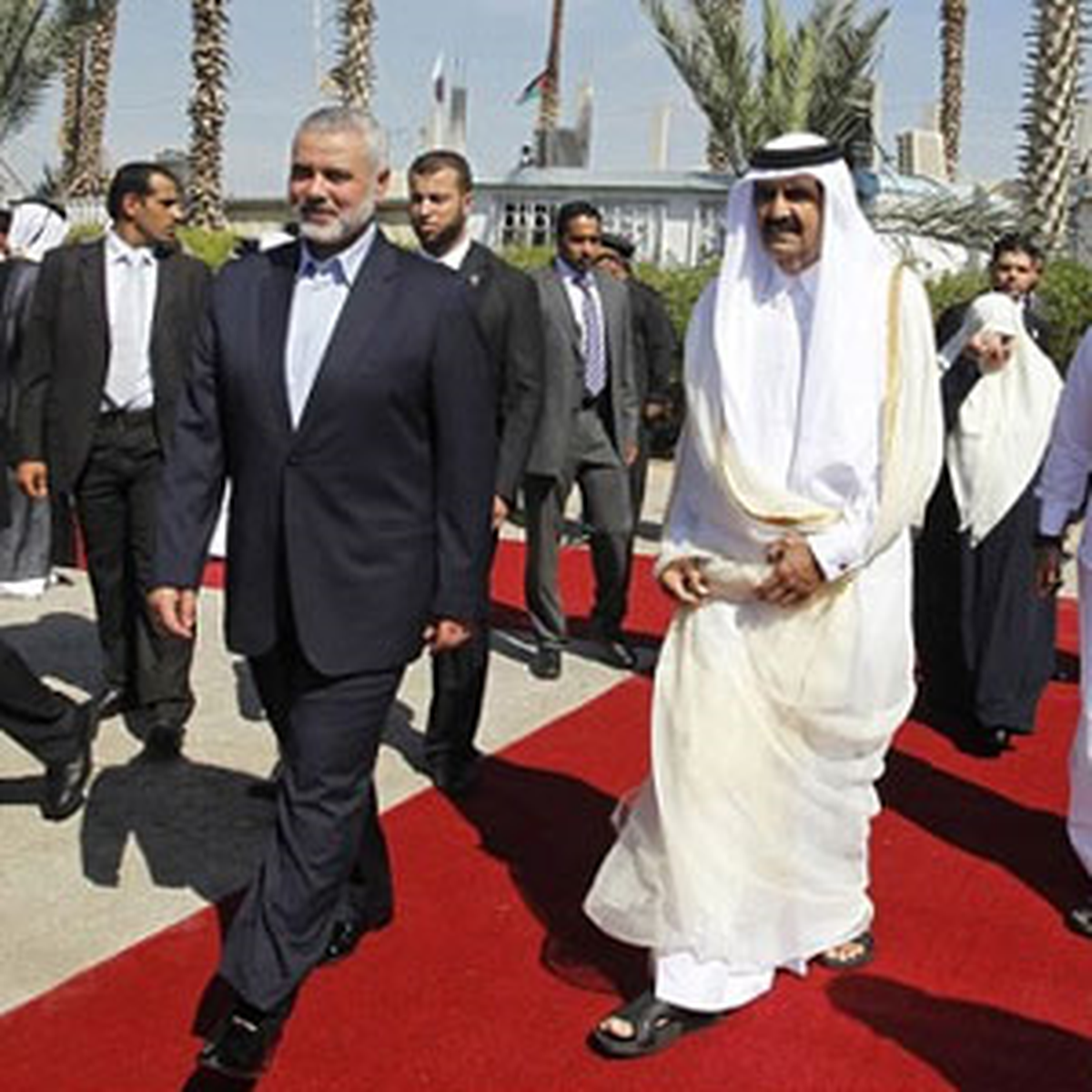 Katar Emiri El Tani Gazze\'de