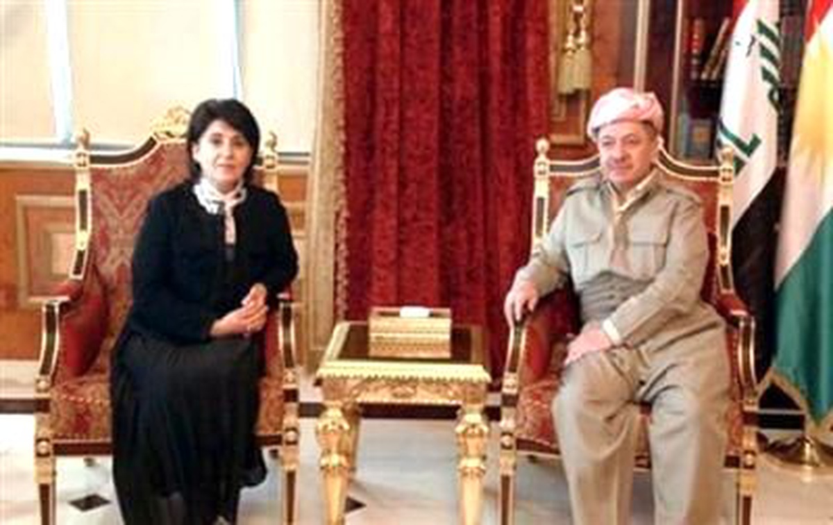 Leyla Zana\'dan Barzani\'ye Sürpriz Ziyaret