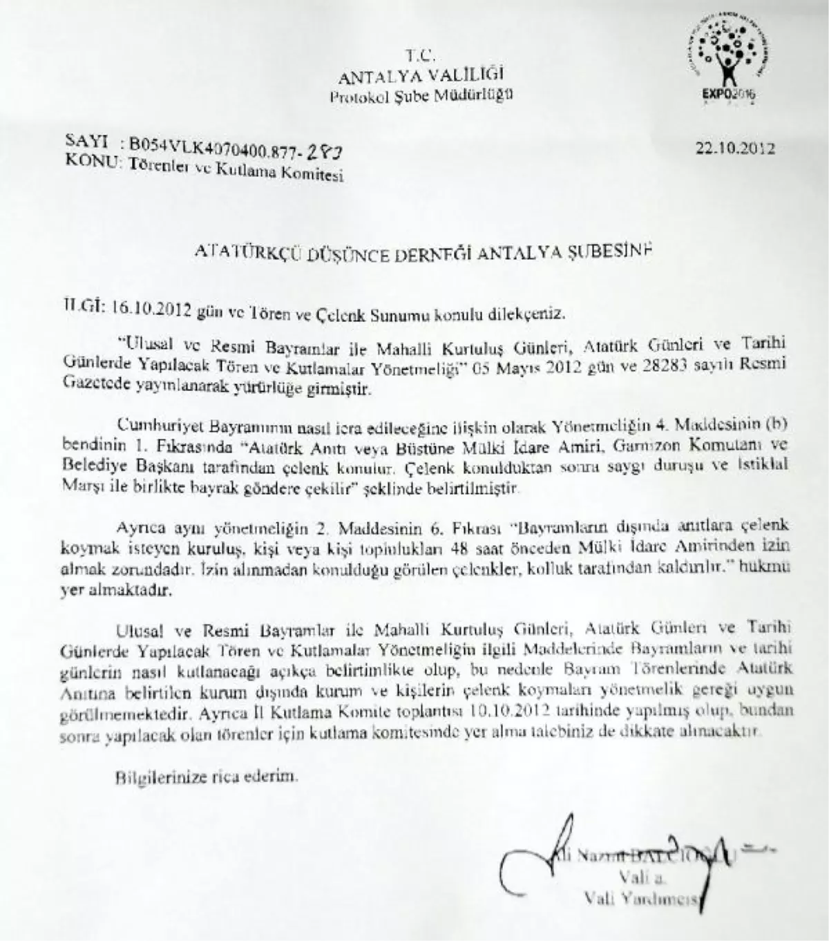 Antalya Bürosu\'nun Bölge Haberleri (1)