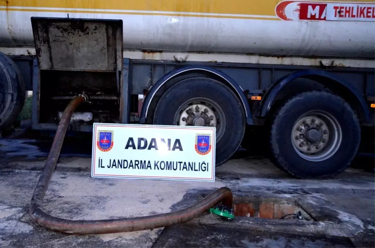 Jandarmadan Kaçak Akaryakıt Operasyonu