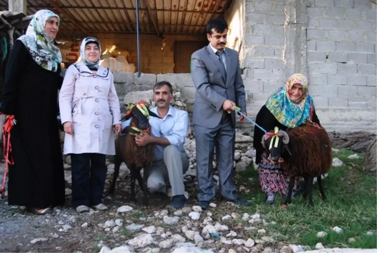 Kuran Kursu Öğrencileri Yoksul Arkadaşlarına Kurbanlık Koç Hediye Ettiler