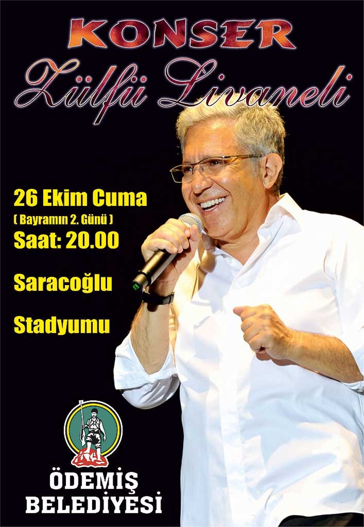 Ödemiş, Cuma Akşamı Livaneli ile Müziğe Doyacak