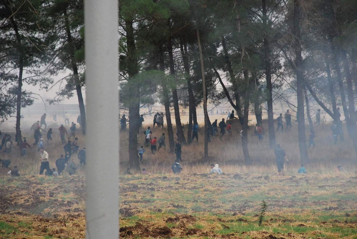 Suriyeli Mültecilerin Çadır Protestosu