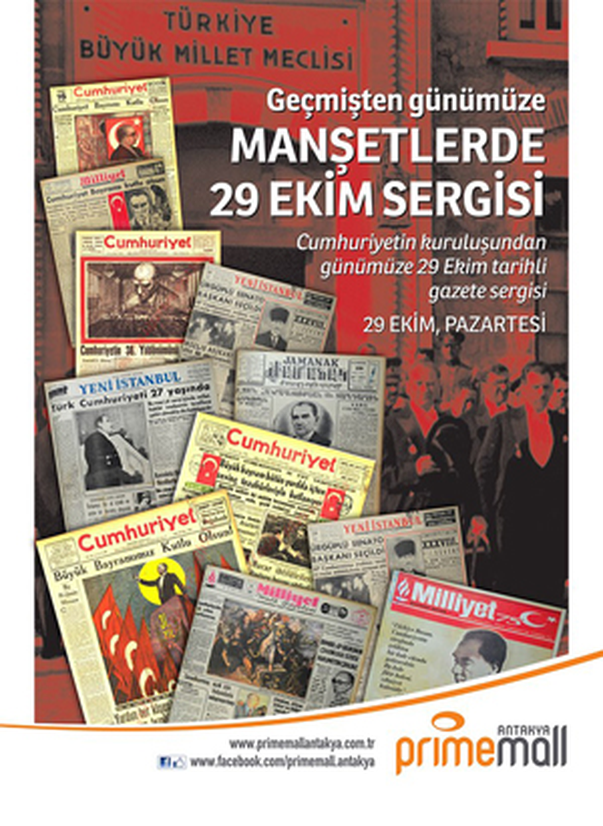 Prıme Mall Antakya\'dan Muhteşem Cumhuriyet Sergisi