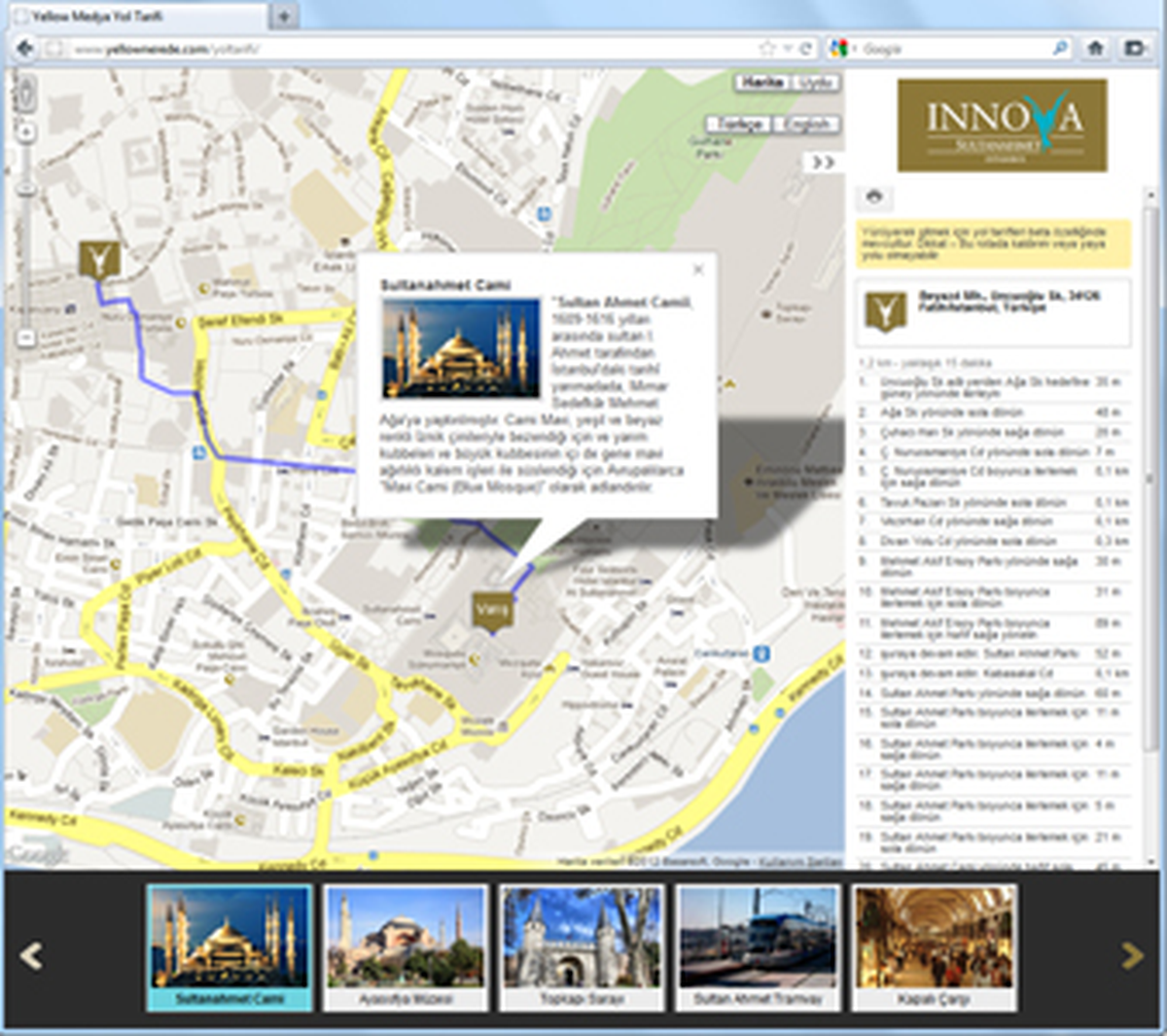 "Yellow Yol Tarifi"