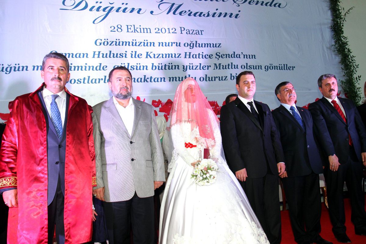 Bakan Yılmaz ve BBP Lideri Destici Nikah Şahidi Oldu