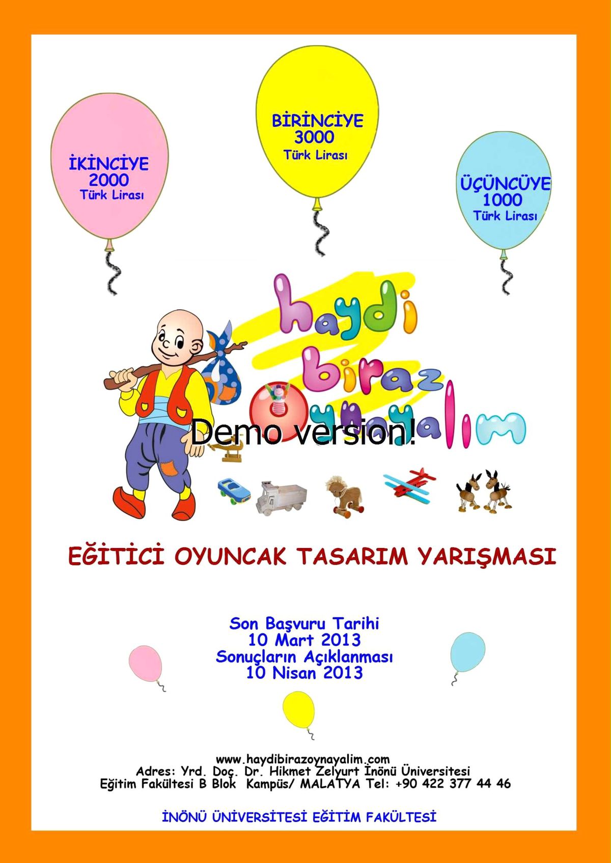 Eğitici Oyuncak Tasarım Yarışması