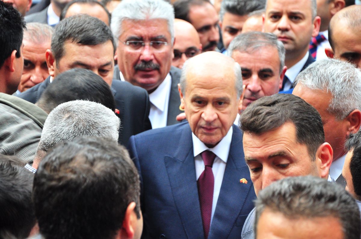 MHP Genel Başkanı Devlet Bahçeli, İzmir\'de