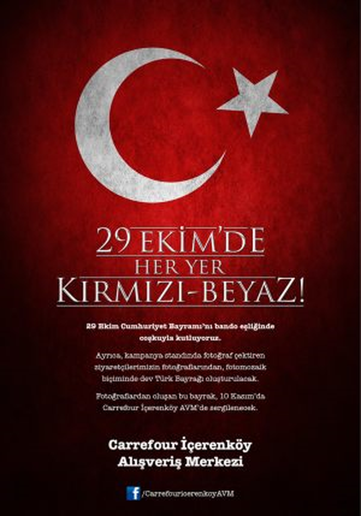 Carrefour İçerenköy Avm\'de 29 Ekim Coşkusu