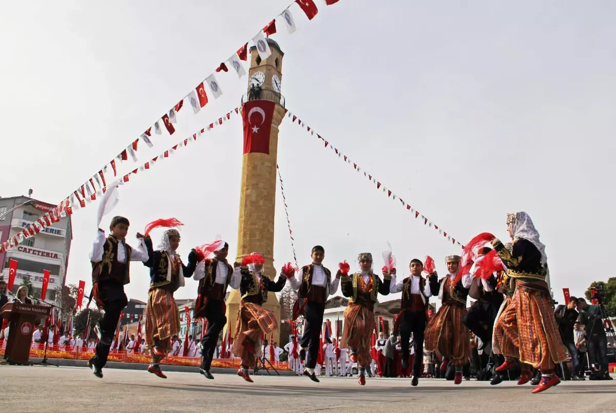 Çorum\'da 29 Ekim Kutlamaları