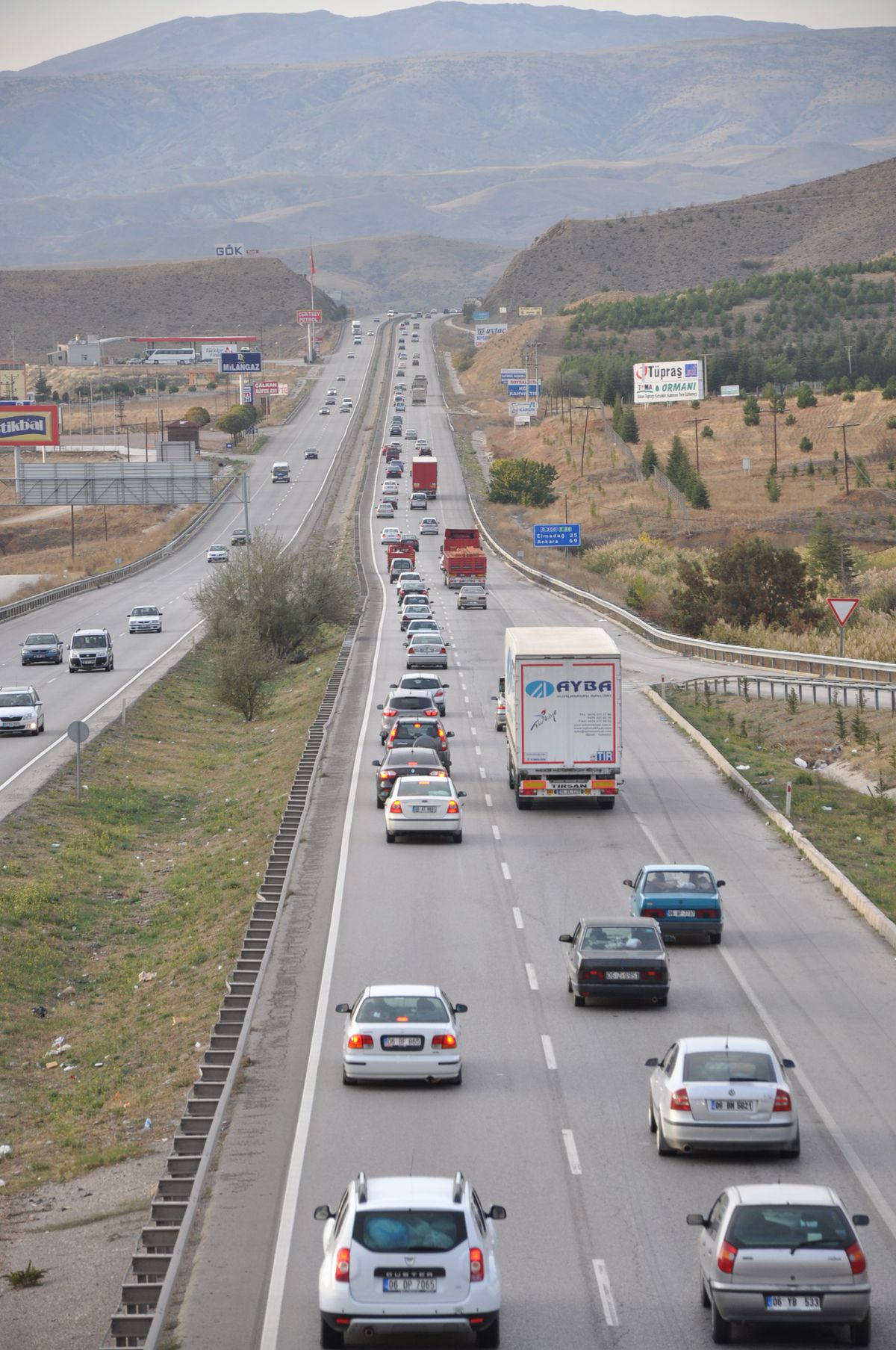 Kırıkkale\'de Yollardaki Bayram Dönüşü