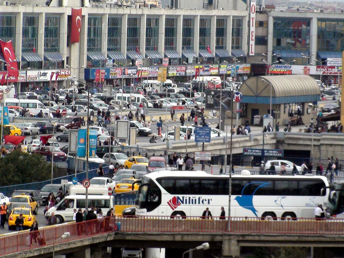 Otogarda Bayram Dönüşü Yoğunluğu
