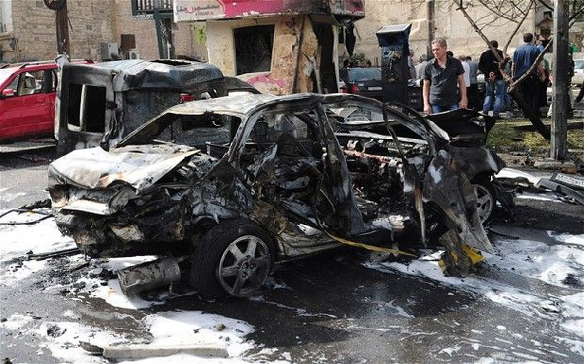 Şam\'da Bombalı Araç Patladı
