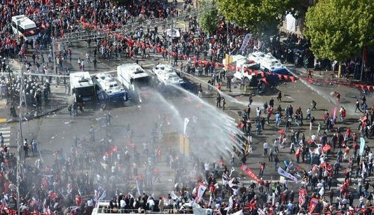"Seferberlik Yürüyüşü"Ne Gazlı Müdahale