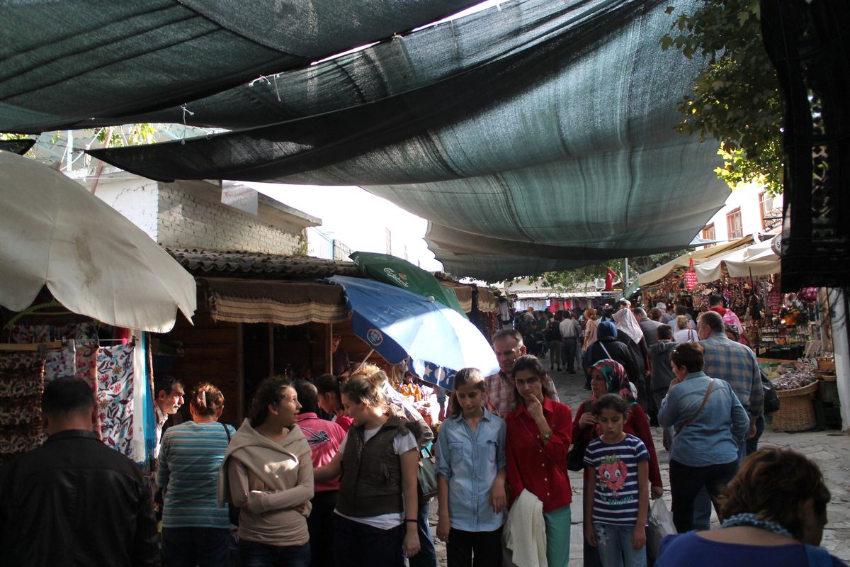 Şirince\'de Yabancı Turist Yoğunluğu