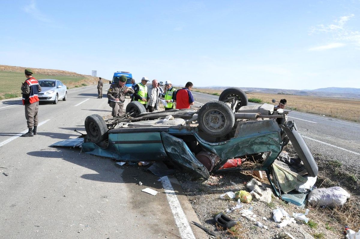Yozgat\'ta Trafik Kazası: 5 Yaralı